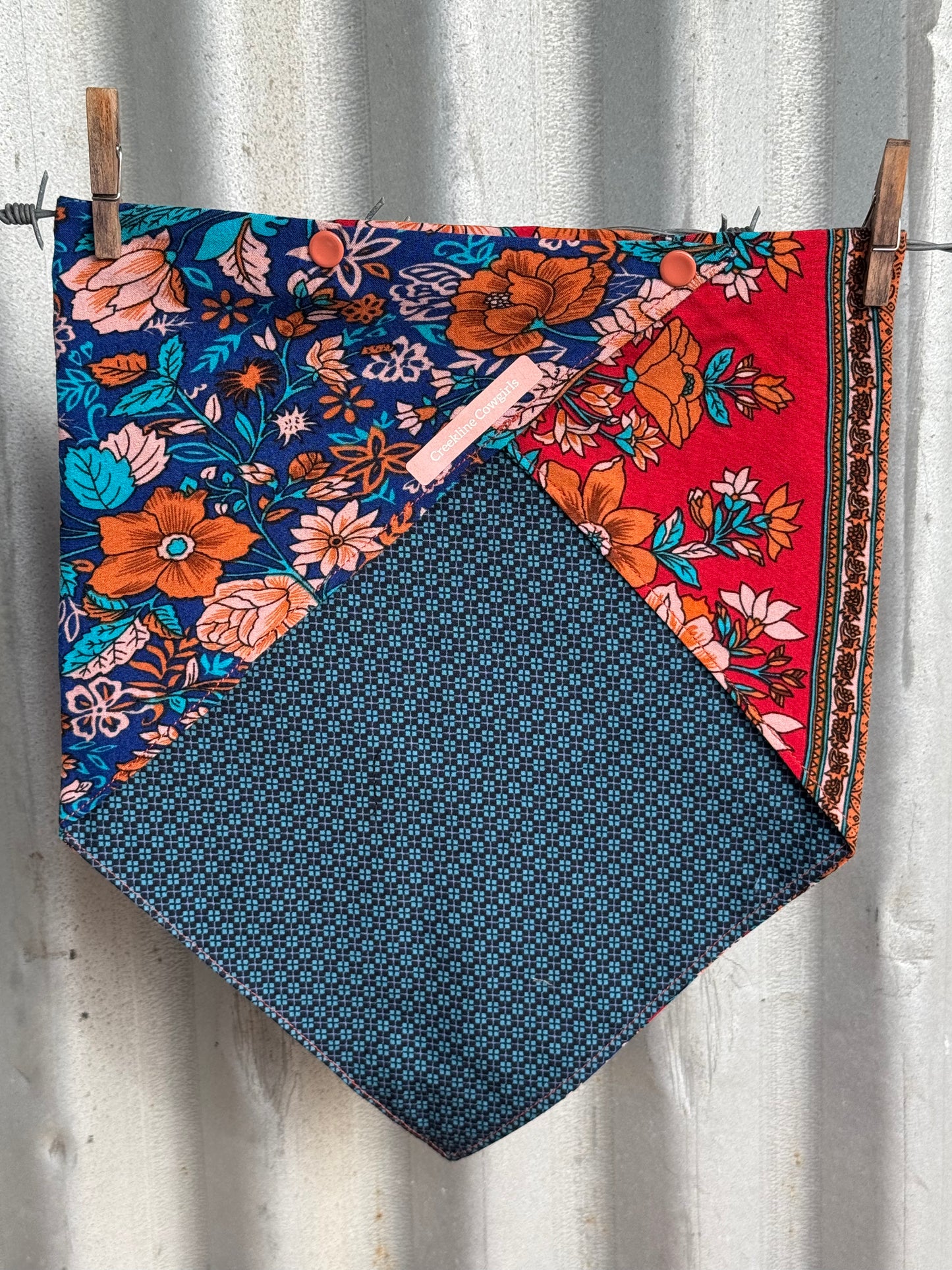 Floral Boho Patterned Scarf