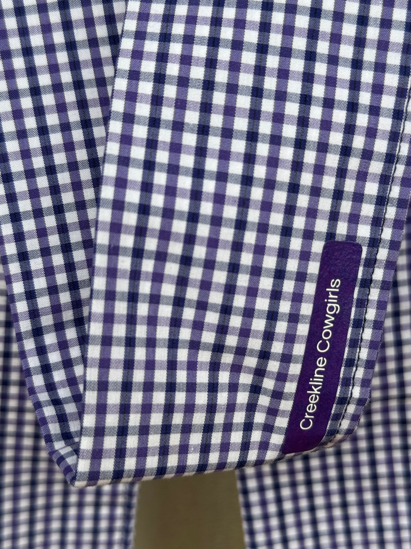 Purple Check Necktie