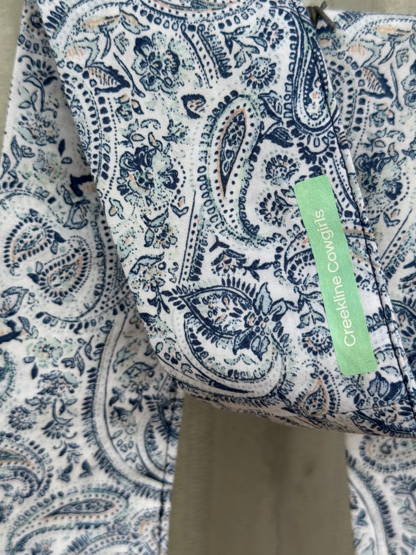 Paisley Blue Necktie