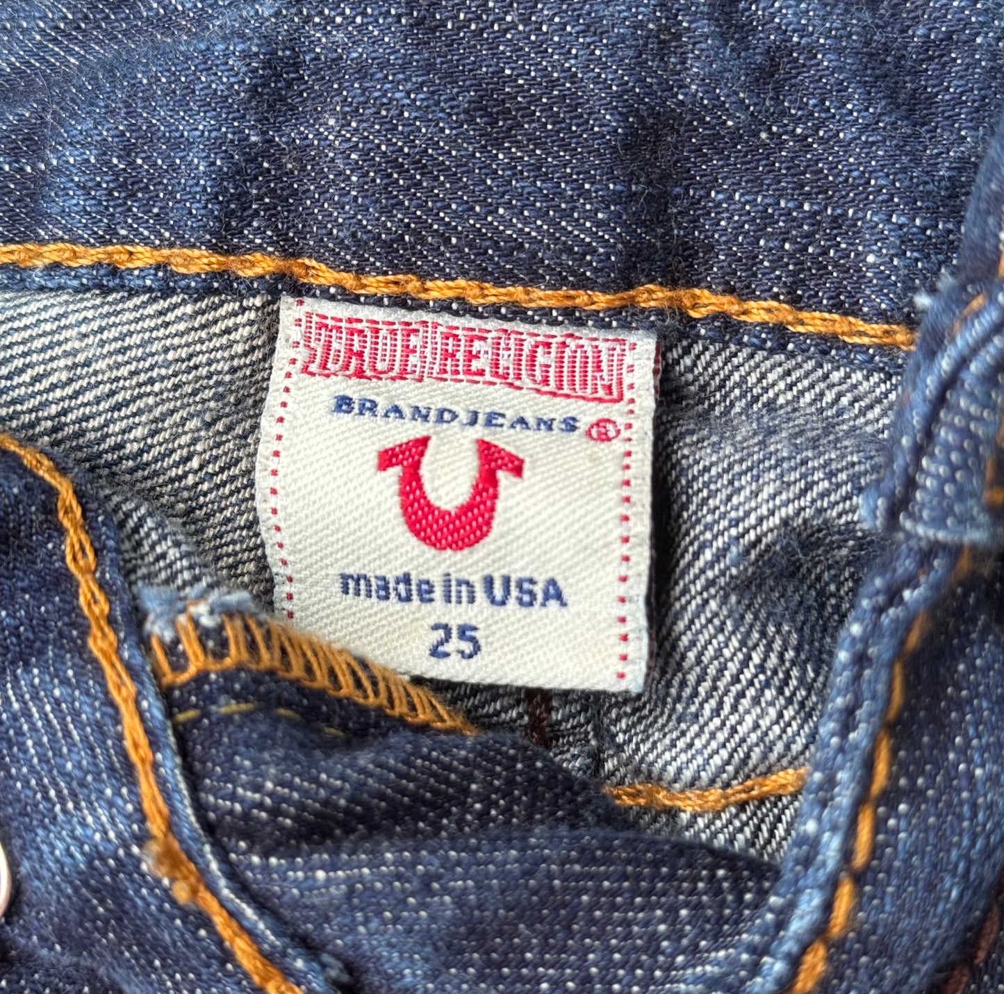 True Religion Johnny Big T Jeans Size 25