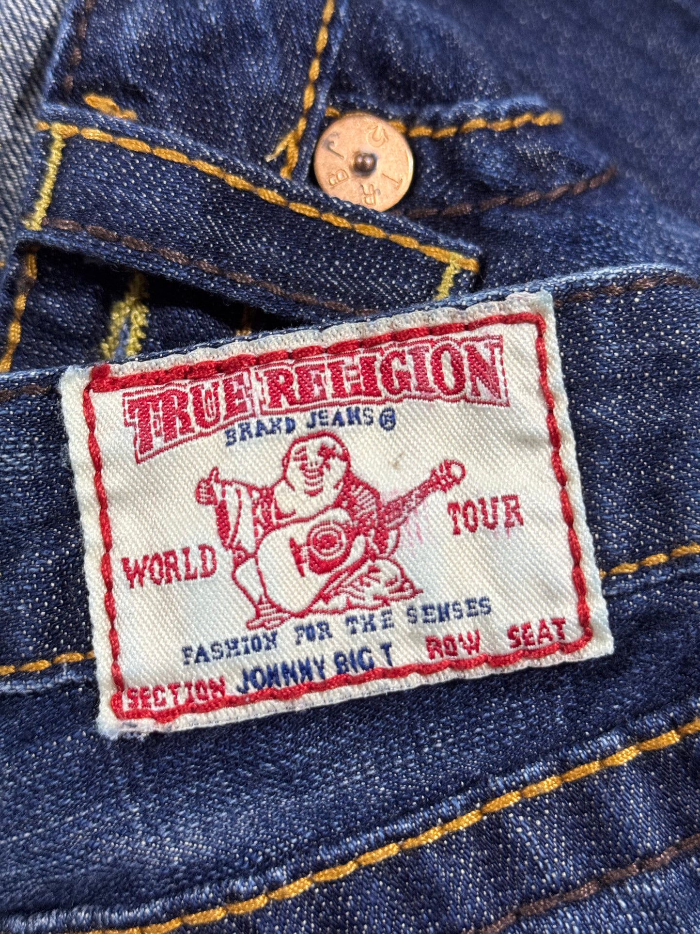 True Religion Johnny Big T Jeans Size 25