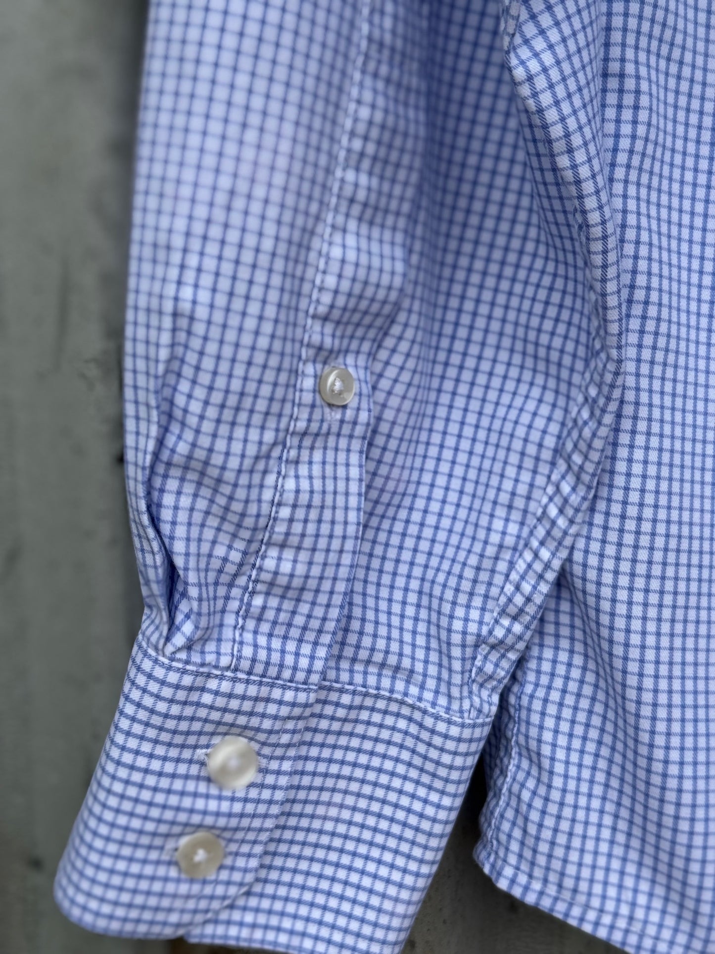 RB Sellars Hillston Cullan Twill Mens Long Sleeve Shirt Size M