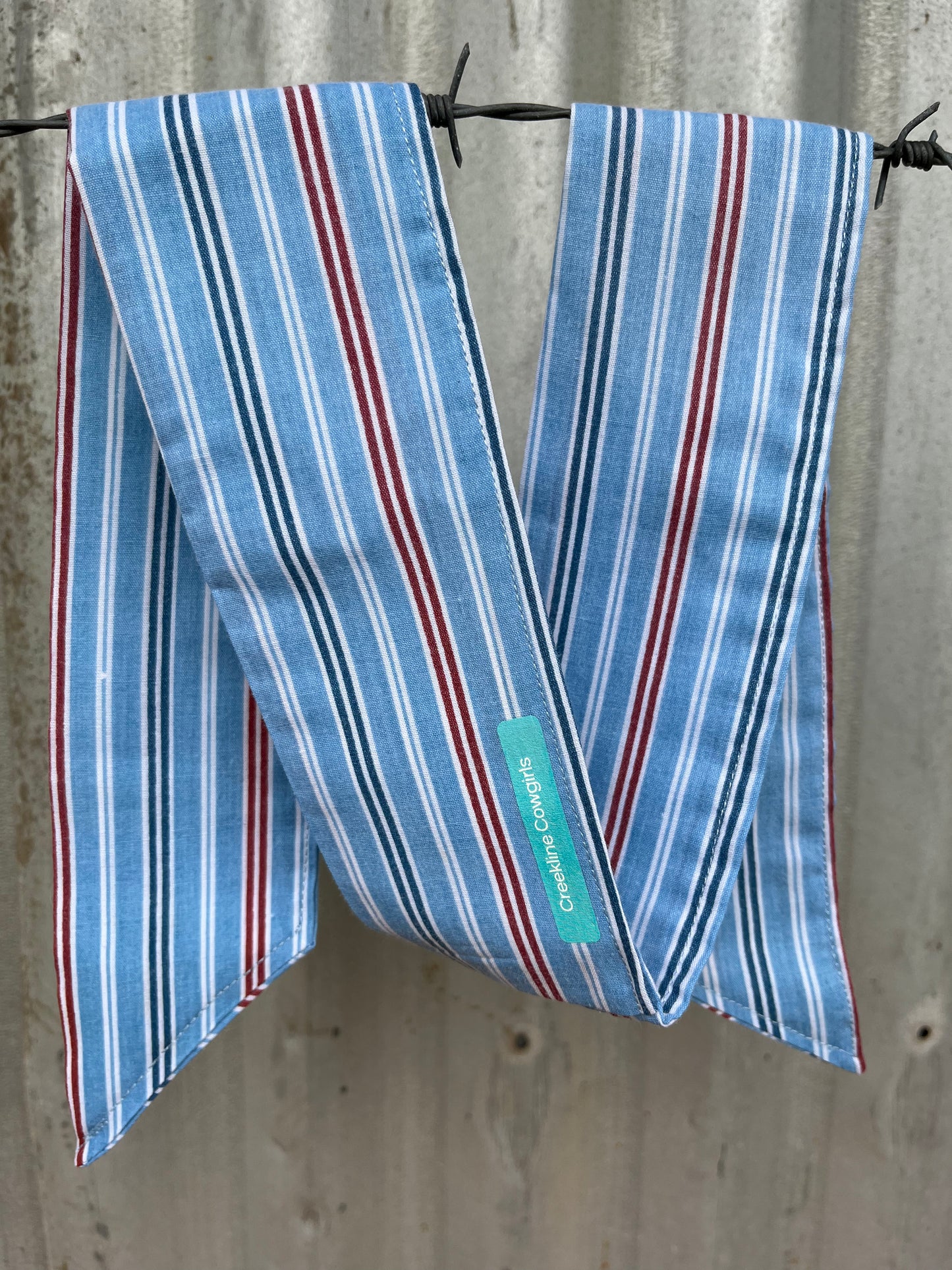 Red & Blue Stripe Necktie