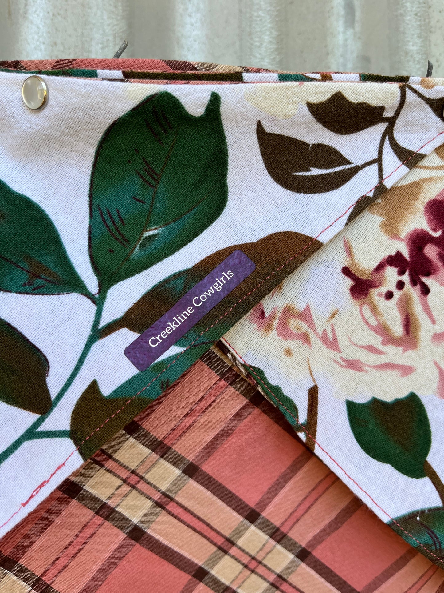 Peachy Blooms Scarf