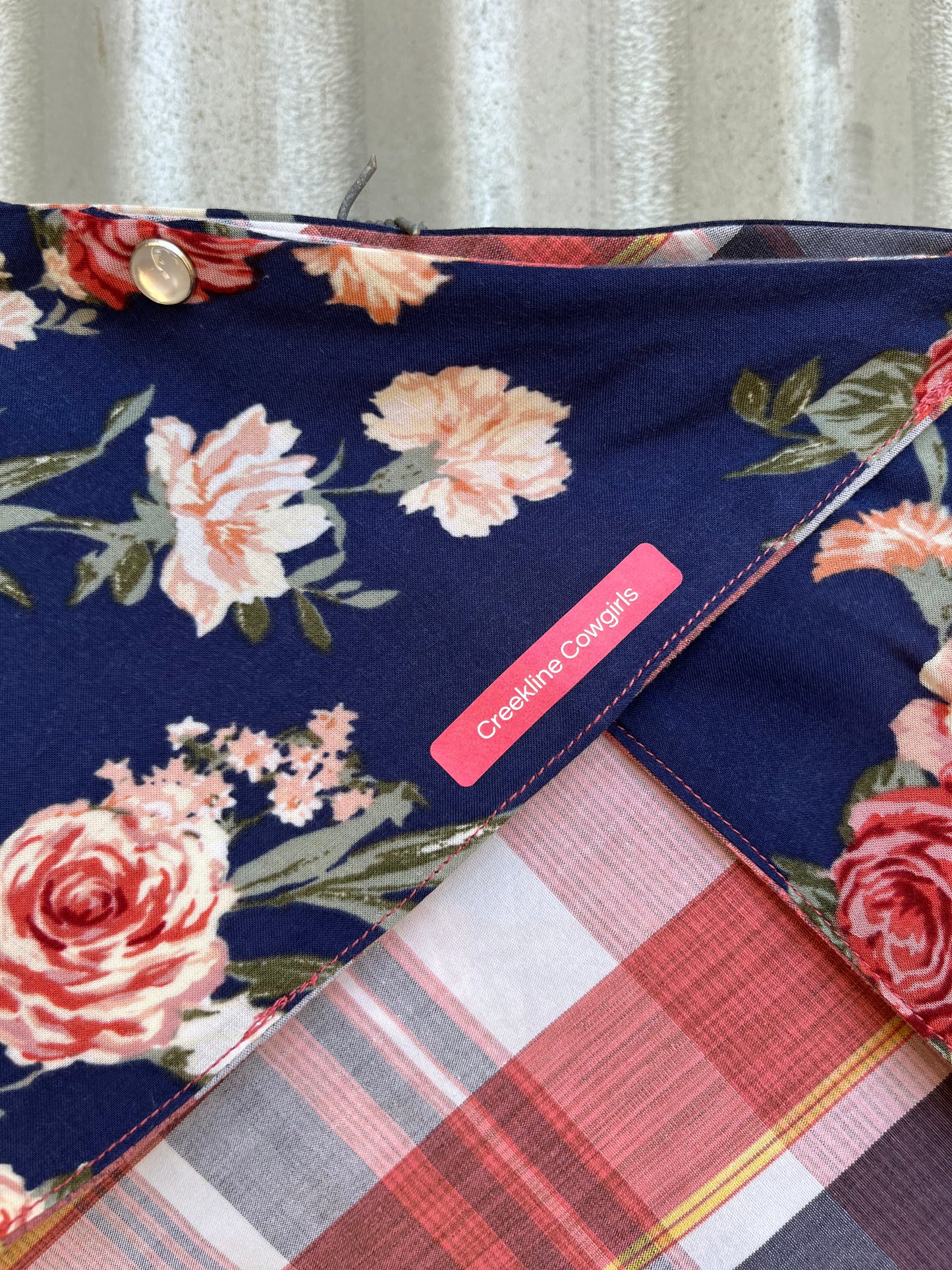 Blue Roses Scarf