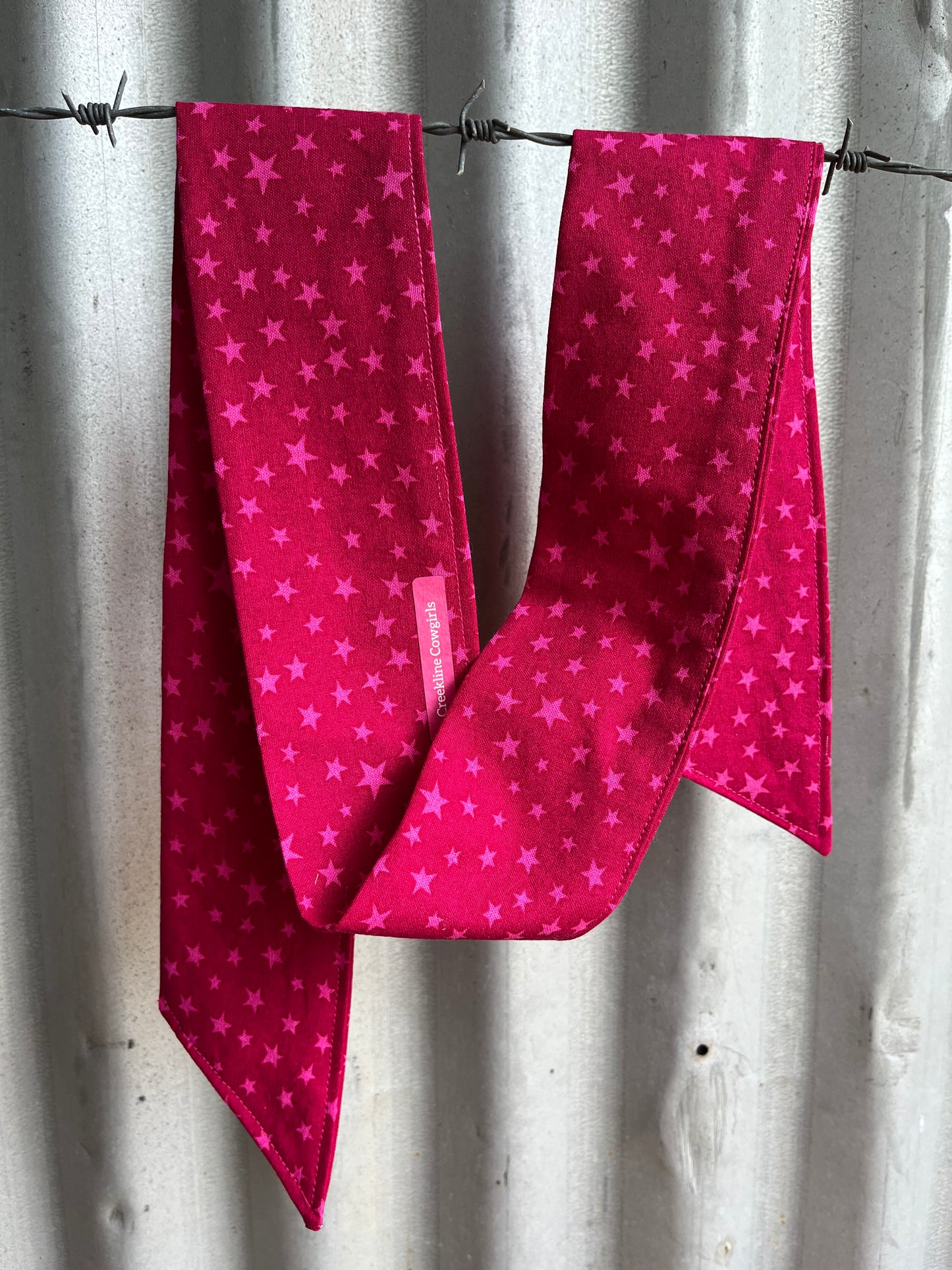 Pink Stars Necktie