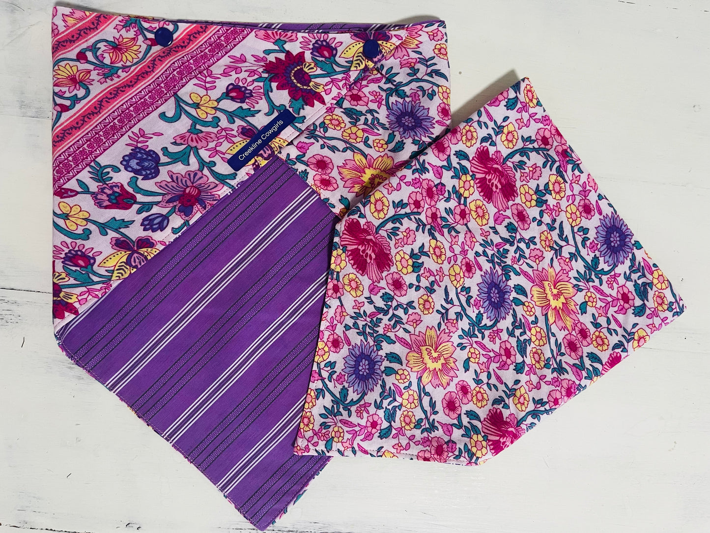 Purple Floral Mumma & Me Scarves