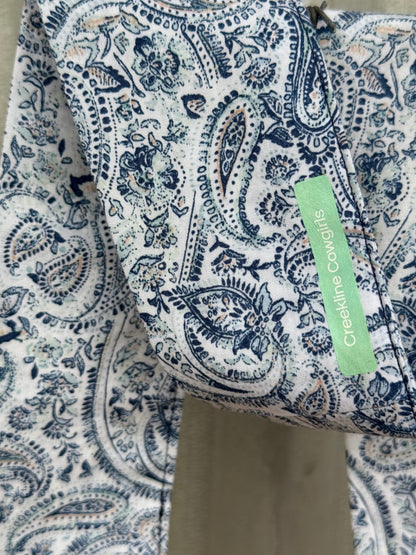 Paisley Blue Necktie