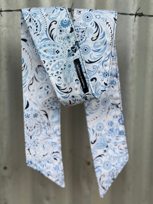 Blue Paisley Necktie