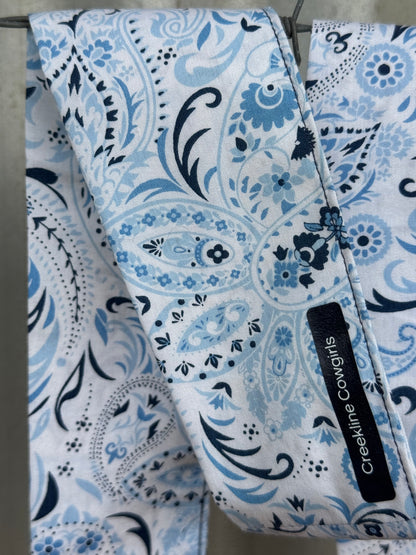 Blue Paisley Necktie