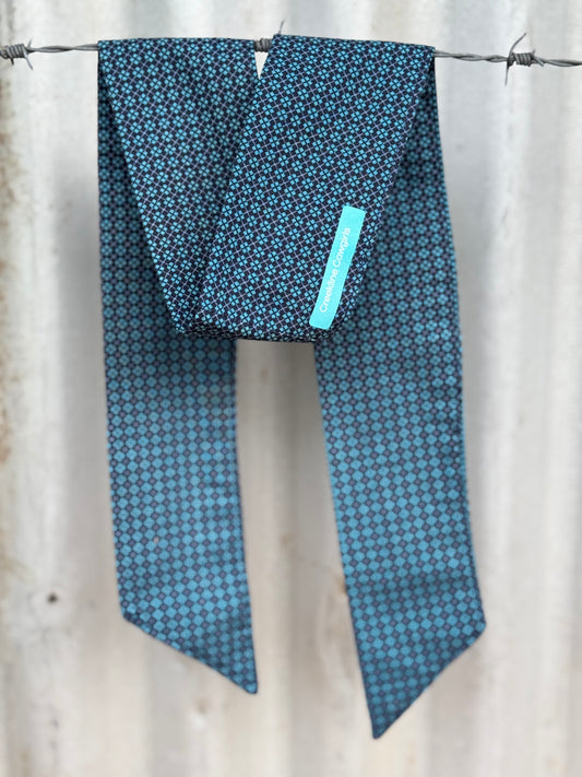 Aqua & Blue Necktie