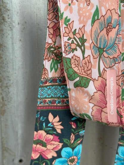 Floral Boho Necktie