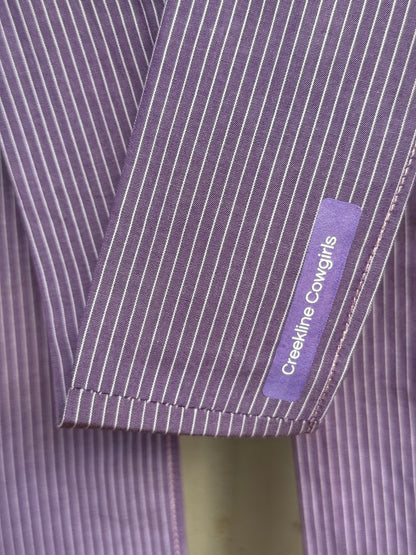 Purple Stripe Necktie