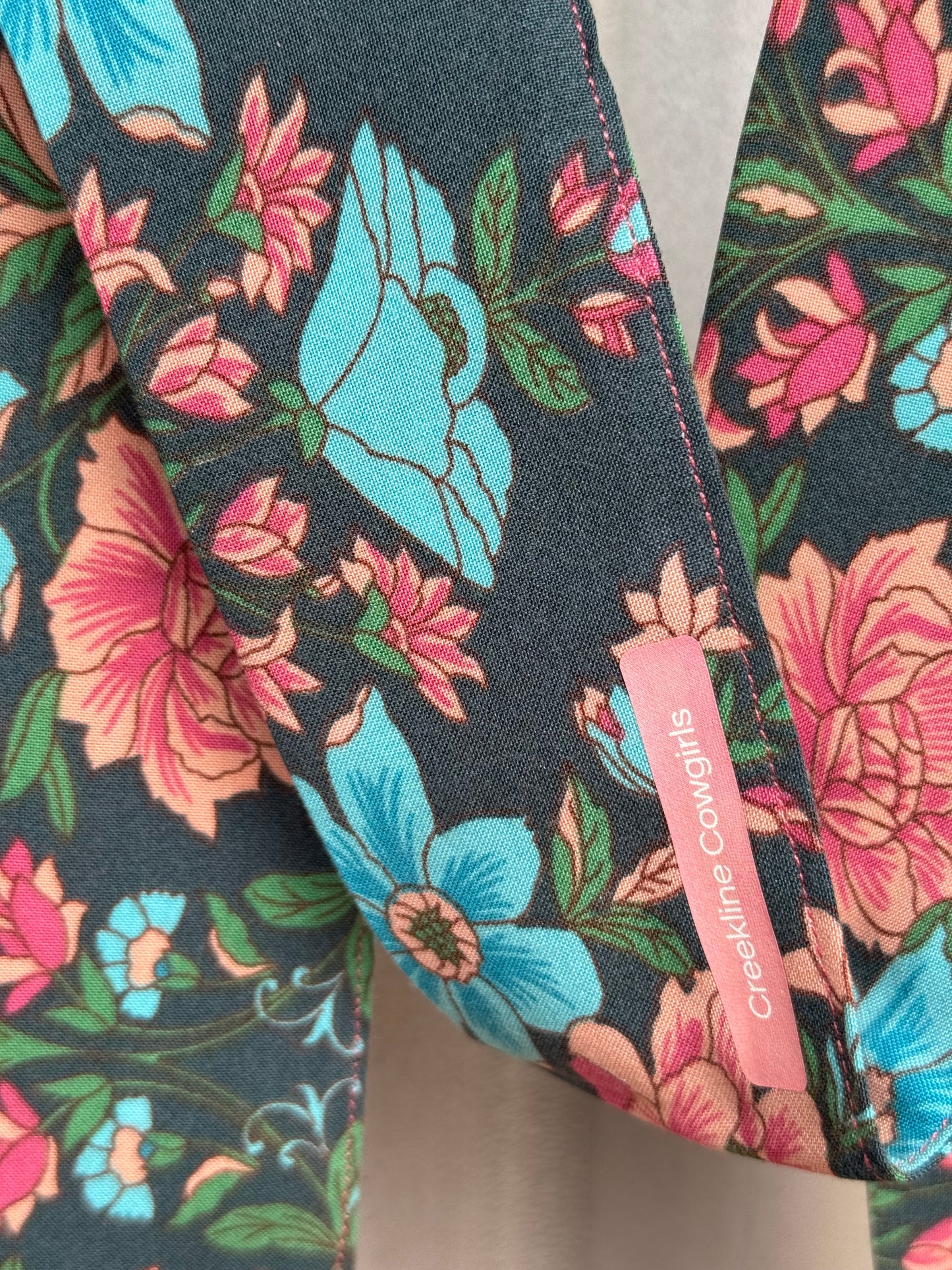 Blue Floral Necktie