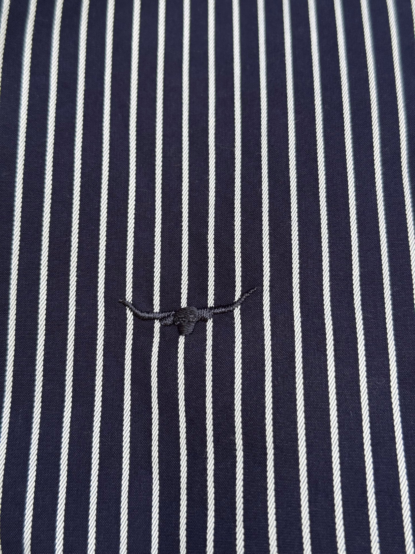 R.M. Williams Blue Stripe Womens Long Sleeve Shirt Size 14