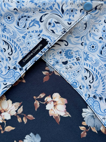 Blue Paisley Scarf