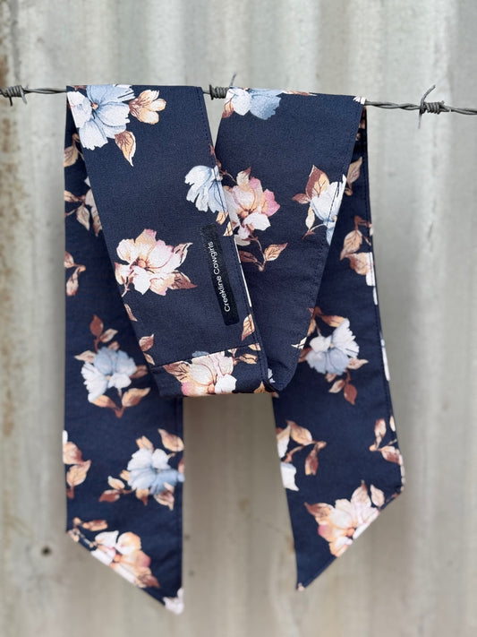 Blue Flowers Necktie
