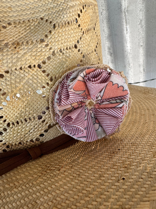 Peachy Stripe Hatpin