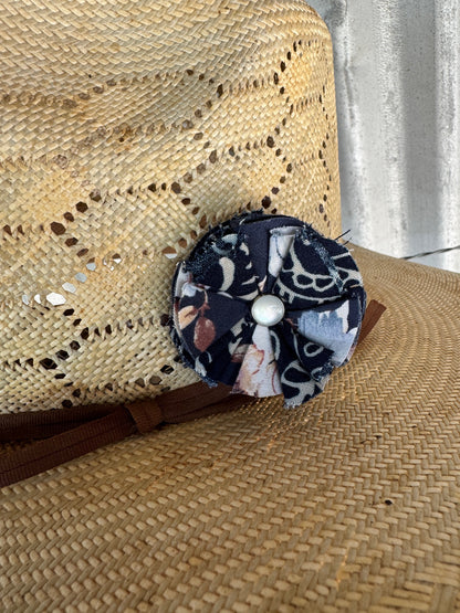 Paisley Navy Hatpin