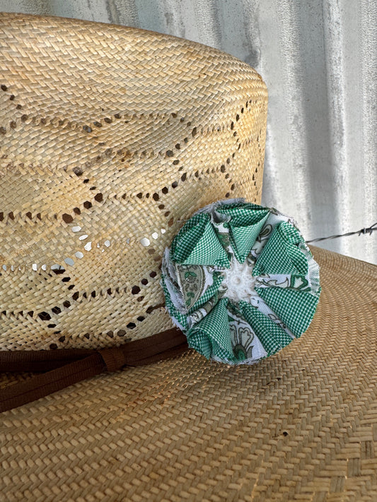 Green Check Hatpin