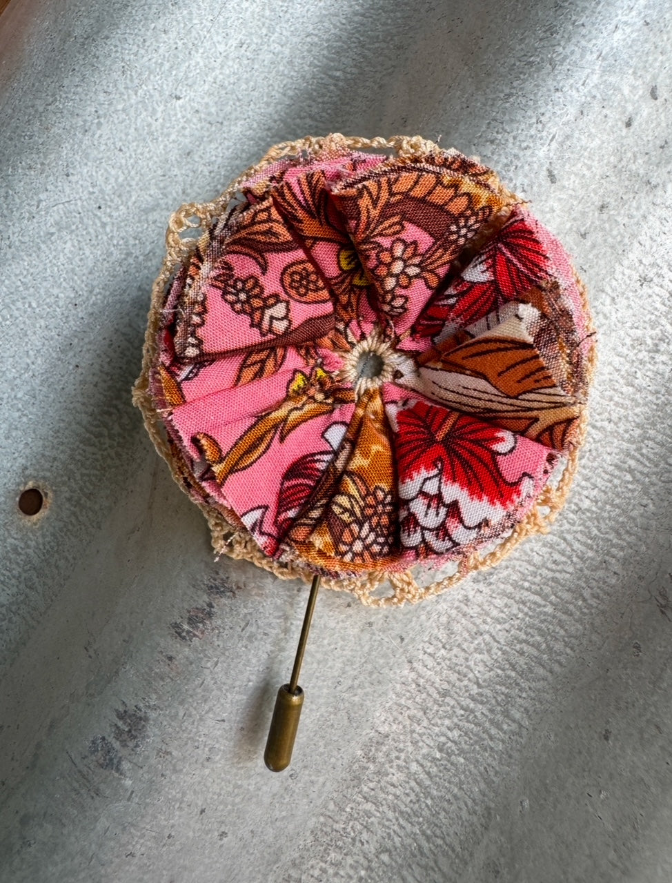 Floral Boho Hatpin