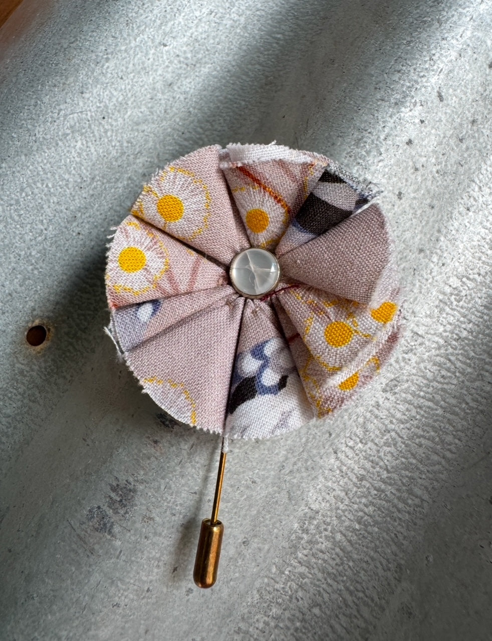 Yellow Wattle Hatpin