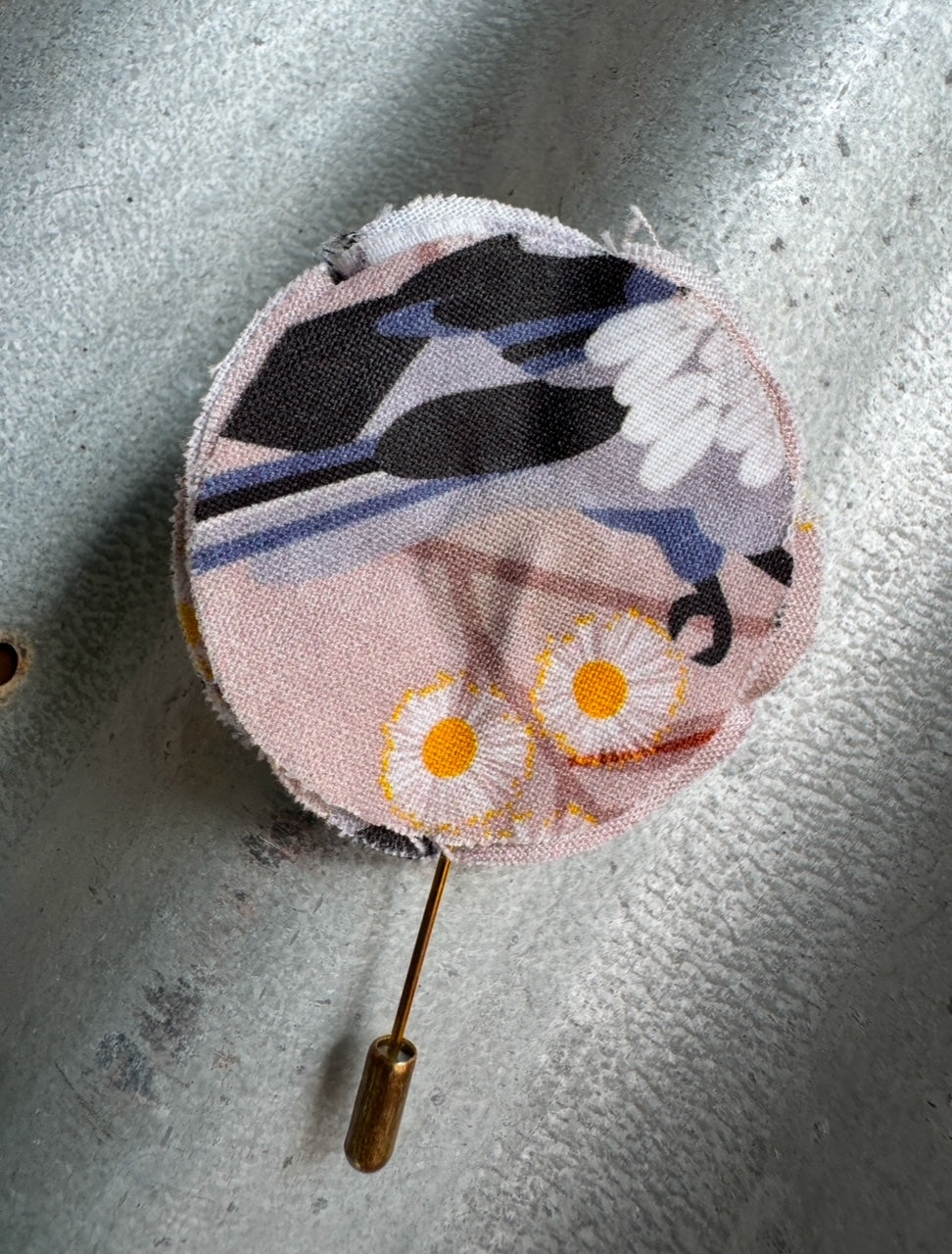 Yellow Wattle Hatpin