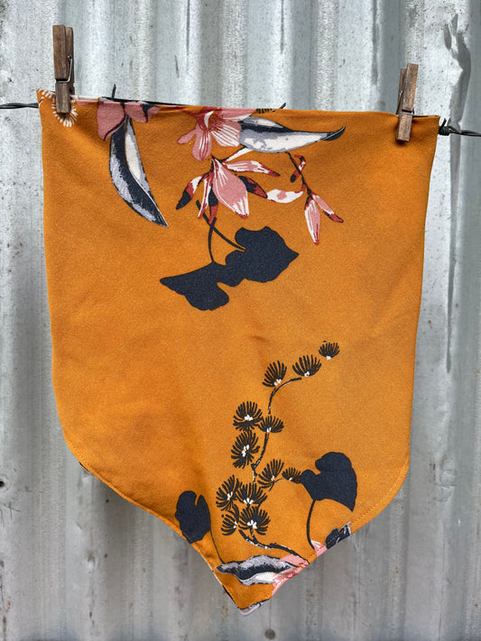 Mustard Floral Scarf