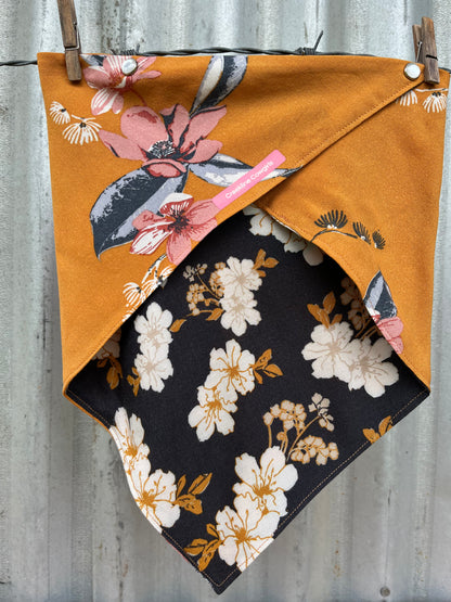 Mustard Floral Scarf