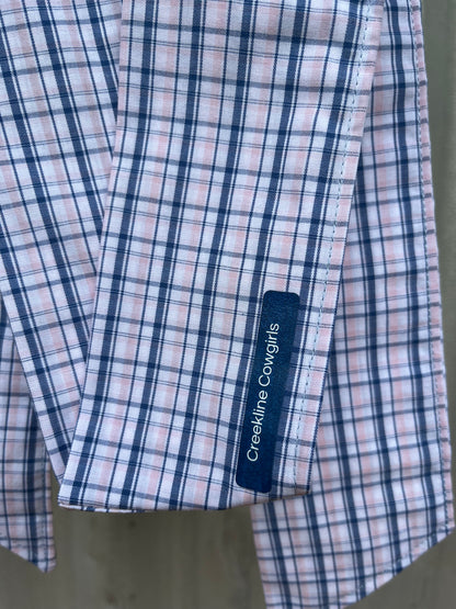 Blue Check Necktie