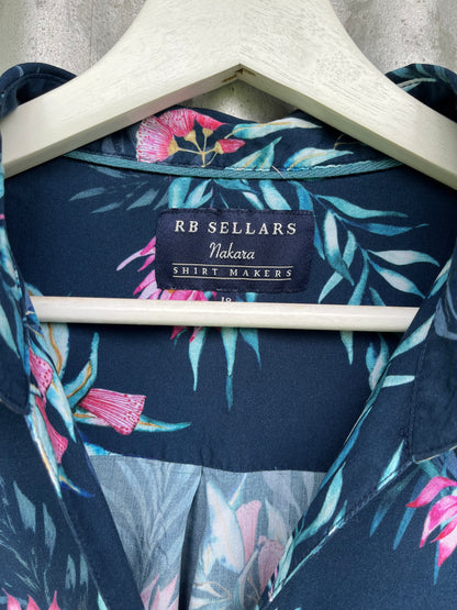 RB Sellars 'Nakara' Womens Long Sleeve Shirt Size 18