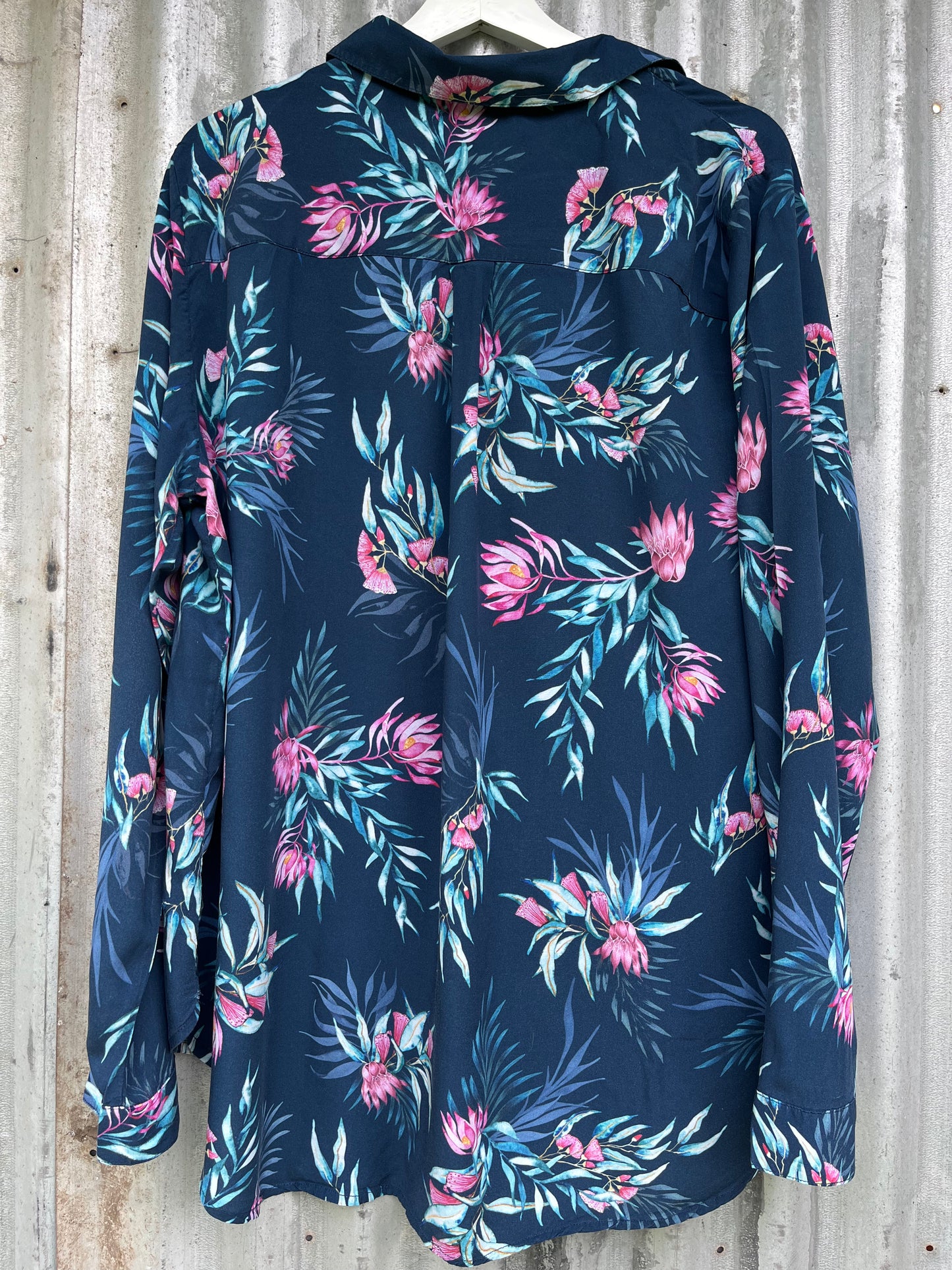 RB Sellars 'Nakara' Womens Long Sleeve Shirt Size 18