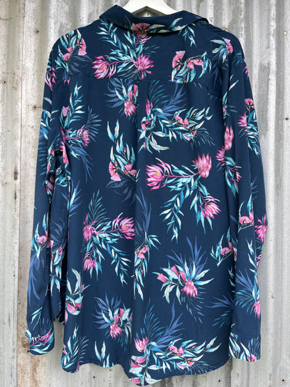 RB Sellars 'Nakara' Womens Long Sleeve Shirt Size 18