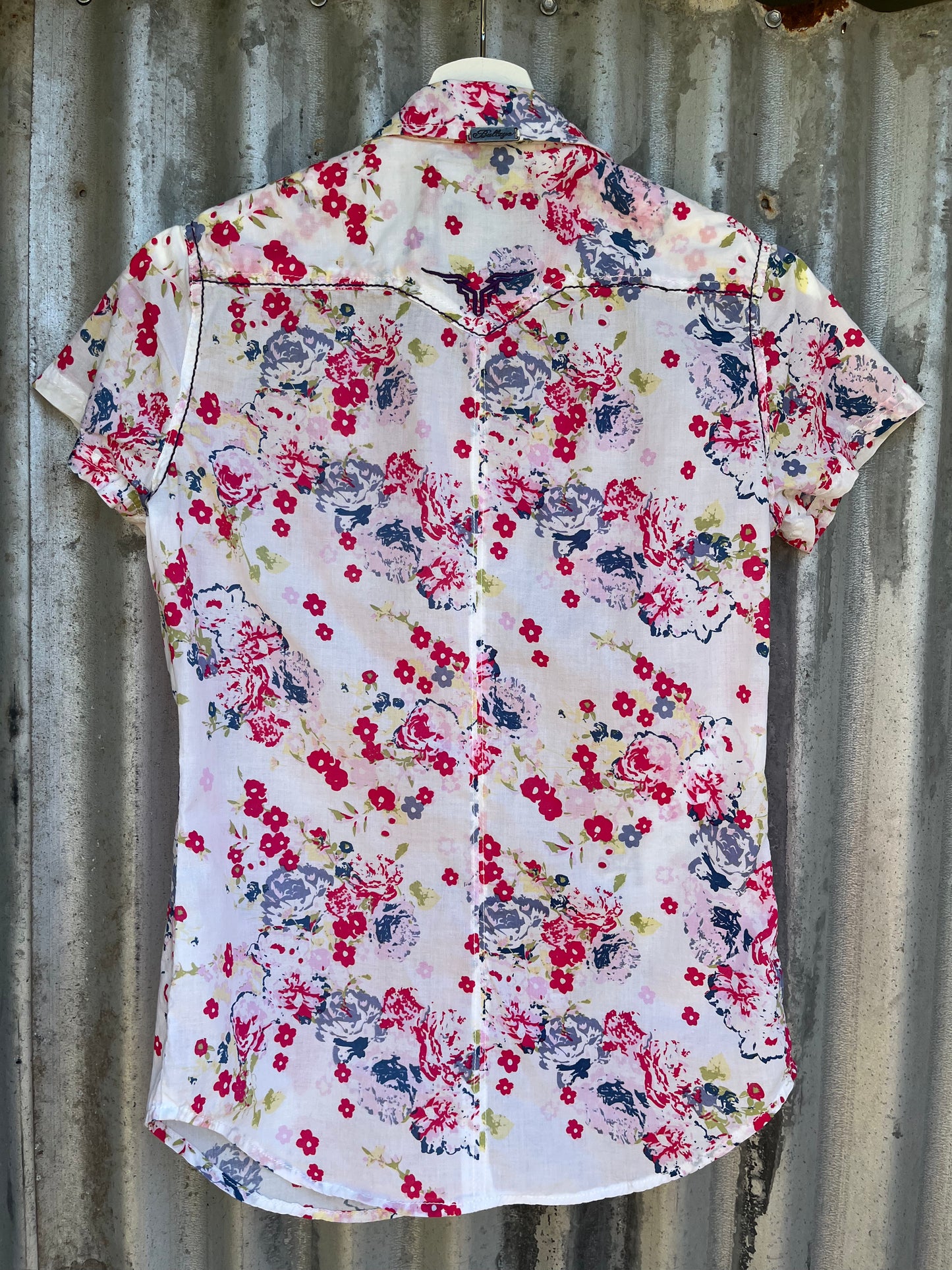 Bullzye Floral Shirt Size 8