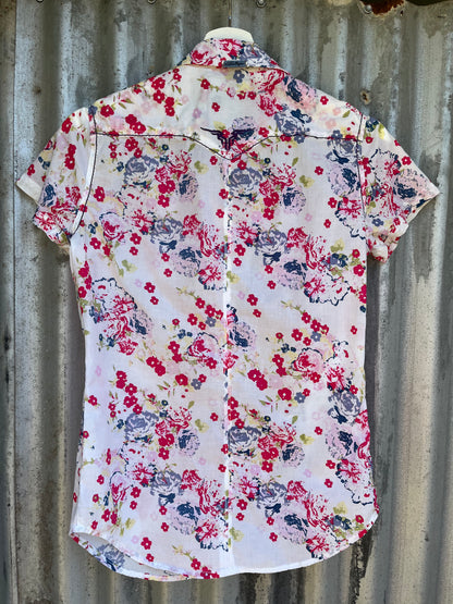 Bullzye Floral Shirt Size 8