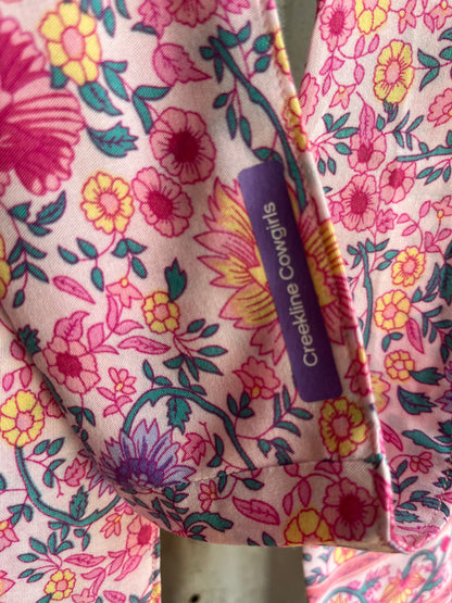 Pink Floral Necktie