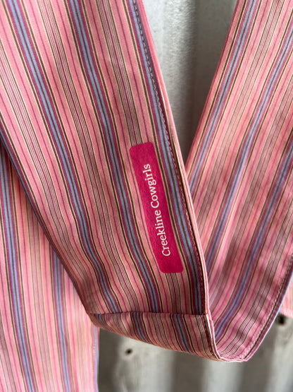 Pink Stripe Necktie