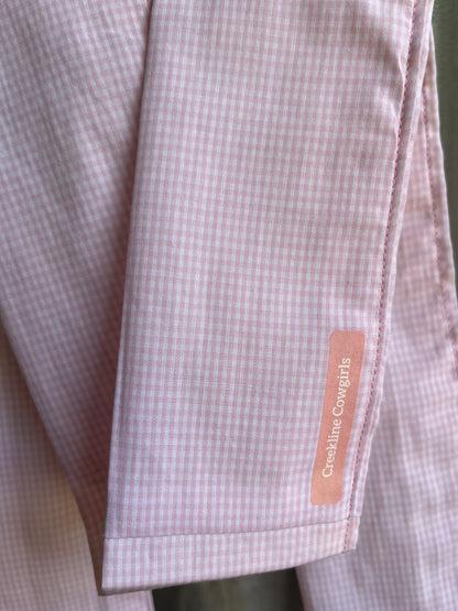 Soft Pink Check Necktie