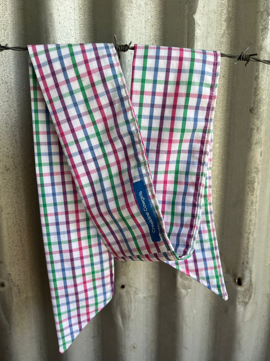 Colourful Check Necktie