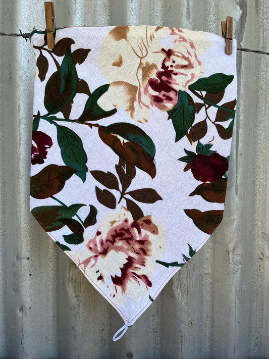 Peachy Blooms Scarf