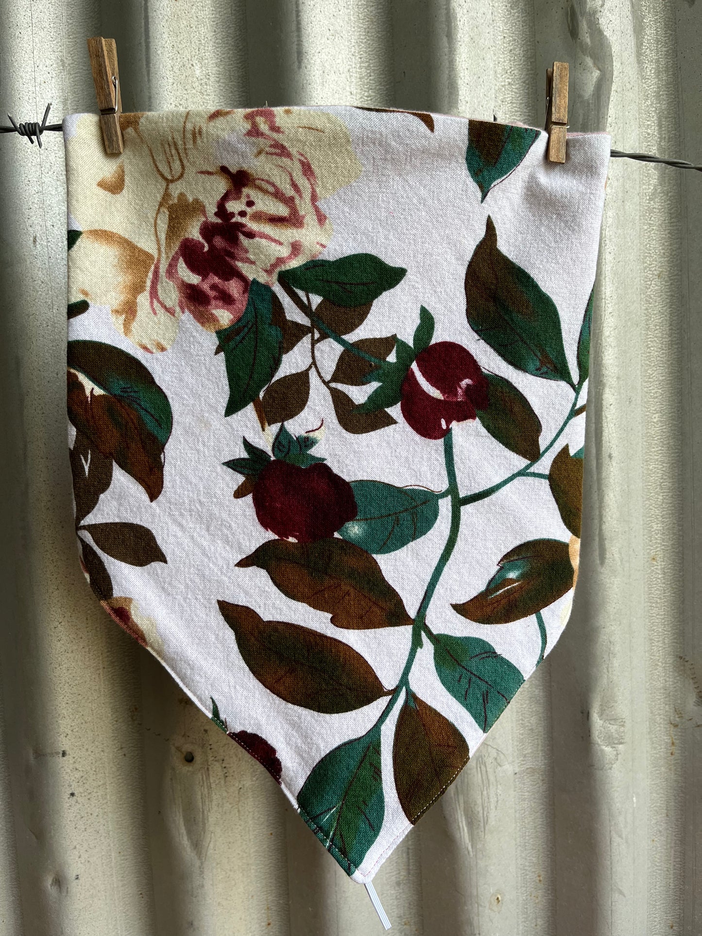 Winter Warmer Pink Blooms Scarf