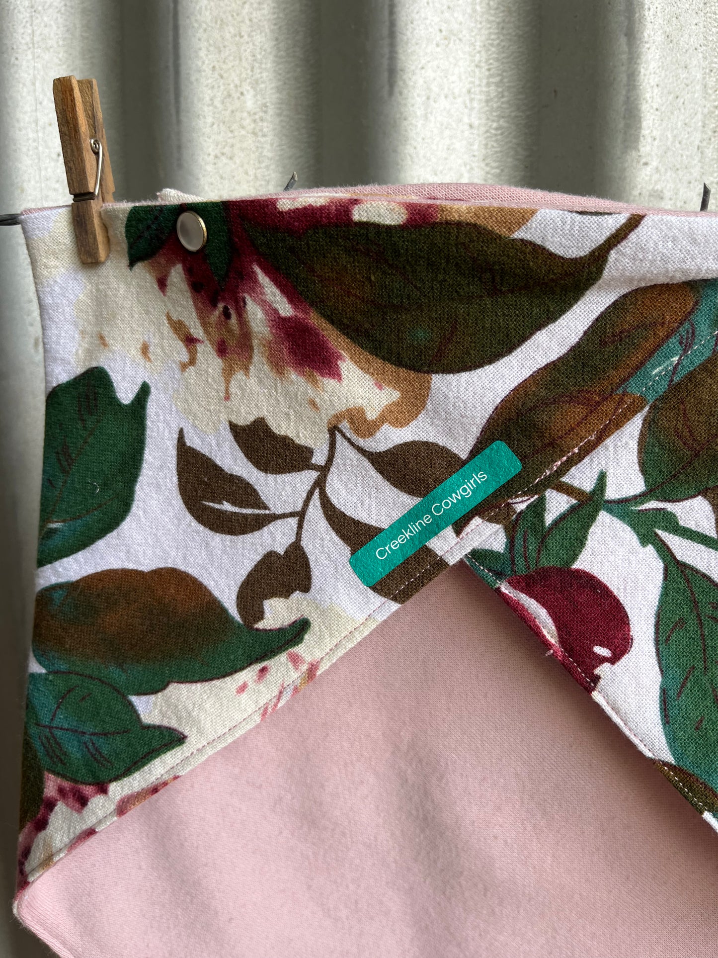 Winter Warmer Pink Blooms Scarf