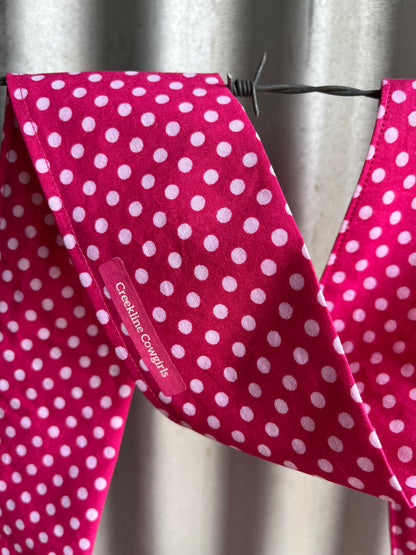 Dotty Pink Necktie