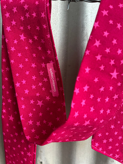 Pink Stars Necktie