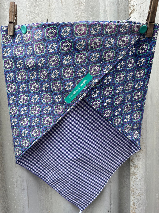 Purple & Aqua Scarf