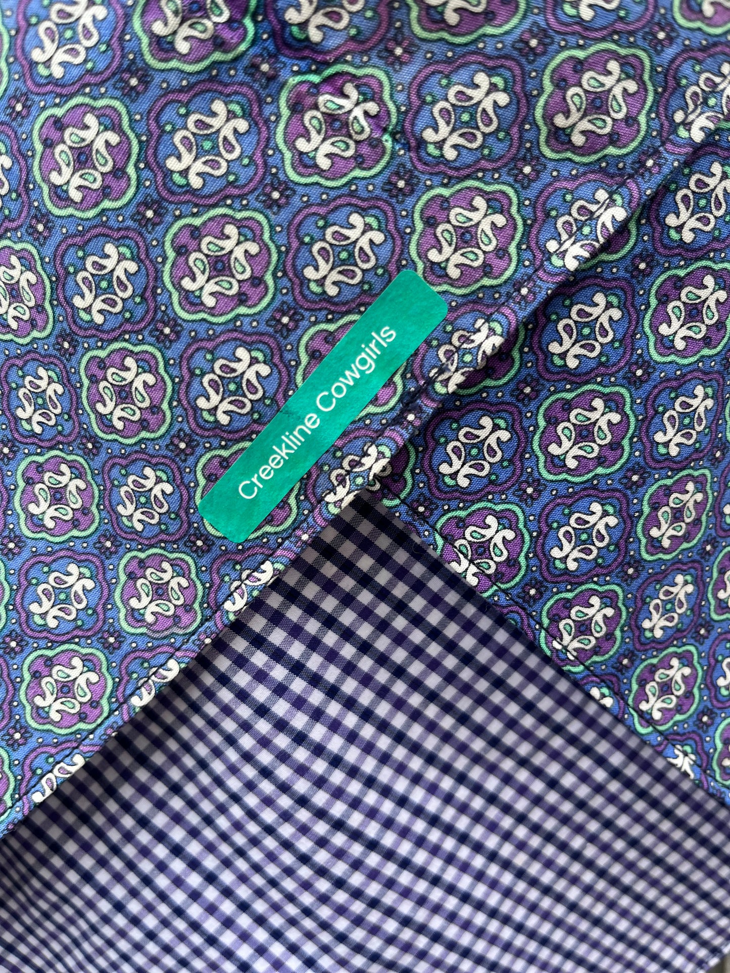 Purple & Aqua Scarf