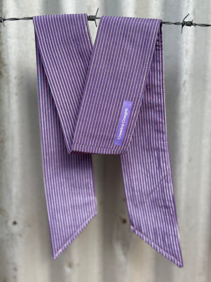 Purple Stripe Necktie