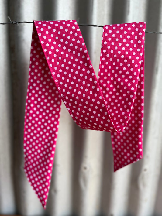 Dotty Pink Necktie